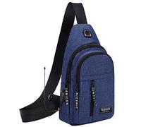 Bandouliere Sacs Bandoulière Homme Pochette Sacoche Sac De Poitrine Saccoche Noir Sling Bag