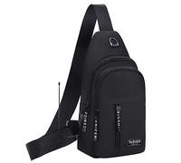 Bandouliere Sacs Bandoulière Homme Pochette Sacoche Sac De Poitrine Saccoche Noir Sling Bag