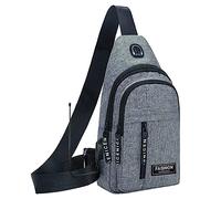 Bandouliere Sacs Bandoulière Homme Pochette Sacoche Sac De Poitrine Saccoche Noir Sling Bag