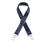 Bandoulière Sangle de Sac Sangle de Sac à Main, Large Sangle bandoulière, Remplacement, Accessoire, Partie réglable for Sacs 130cm(Dark Blue,Silver Buckle)
