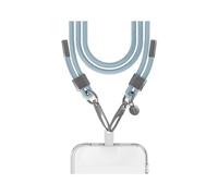 Force Case FC Bandoulière Cordon Bleu Ciel détails Silver