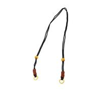 Bandoulière Tressée pour Caméra, Fibre de Polyester Durable, Corde de Caméra Tissée Universelle, Longueur 120cm (Noir Pur)