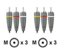 Bandridge Blue - Câble audio - RCA mâle pour RCA mâle - 2 m - blindé