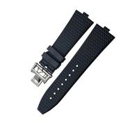 Bands de montre en caoutchouc Fluoros de type convexe 24 x 7 mm ajustement pour la boucle à vis de sangle à libellume rapide à l'étranger Origin Chine