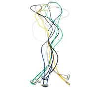 Bands élastiques à poubelle, 6 pcs élastiques réglables avec boucle pour litière, cuisine, bureau