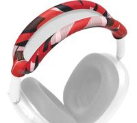 Bandz Max - Housse De Bandeau En Silicone Pour Écouteurs Airpods Max, Fabriquée Par Wicked Cushions Confort Et Protection Améliorés Disponible Dans Les Designs Méchants Red P[BLU625730]
