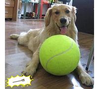 Banfeng Grande Balle de Tennis géante de 24,1 cm pour Chien - Jouet Amusant pour Les Sports de Plein air - Cadeau avec Aiguilles de gonflage