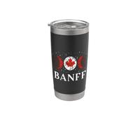 Banff Drapeau Canada Gobelet isotherme en acier inoxydable double paroi