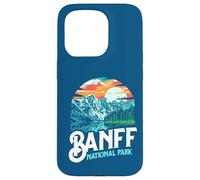 Banff National Park Lake Louise Canada Vintage Graphic Coque pour iPhone 15 Pro