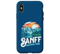 Banff National Park Lake Louise Canada Vintage Graphic Coque pour iPhone X/XS
