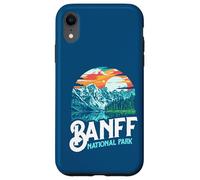 Banff National Park Lake Louise Canada Vintage Graphic Coque pour iPhone XR