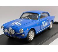 Bang 1/43 Scale Metal Model - 7173 ALFA ROMEO GIULIETTA SP MILLE MIGILA 56 BLUE