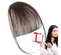 Bang Clip en Cheveux Humains, Bang Clip en Extensions de - Extensions de humains Air Bangs à clipser | Extension de à soignée, française à clipser, fausse frange,