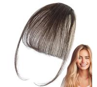 Bang Extensions Clip Cheveux Humains - Chéveux Humain 10 Pouces | Çlip On Air Bangs French Bangs, De Couleur Naturelle Sur Extension De Cheveџx Soignée, Extensions De Cheveux Humains | Frange De
