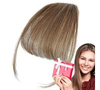 Bang Extensions Clip Cheveux Humains - Chéveux Humain 10 Pouces | Çlip On Air Bangs French Bangs, De Couleur Naturelle Sur Extension De Cheveџx Soignée, Extensions De Cheveux Humains | Frange De