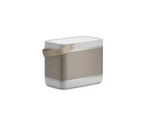 Bang & Olufsen Beolit 20 - Enceinte Bluetooth Portable puissante avec Son à 360°, Enceinte sans Fil pour Maison et extérieur avec Base de Charge sans Fil Qi intégrée pour Smartphone - Gris