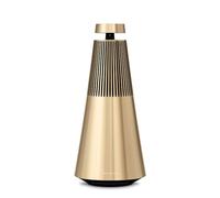 Bang & Olufsen Beosound 2 (3e génération) Enceinte WiFi Bluetooth - Gold | Son à 360°, Design aluminium haute qualité, Sur pied ou étagère, Pour maison