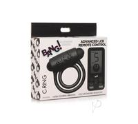 Bang Platine Séries C-Ring 25X Premium Silicone Coq & Balle Anneau Avec LCD