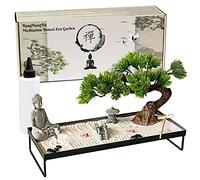 BangBangDa Décoration de méditation Japonaise - Bonsaï pour Bureau - Décoration de Table en Sable de Bouddha - Cadeau pour Femme, Homme, Amis