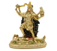 BangBangDa Statue de la déesse hindoue Kali - Dieu Indien décoratif - Idole Antique - Déesse Indienne du Temps et de la Mort Figurine Murti Pooja Puja Bouddha Temple Mandir Décor
