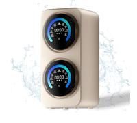 BANGBANGJI Laveuse-sécheuse combinée à Double Tambour, Mini-Appareil Compact, capacité de Lavage de 0,3 kg par bac, autonettoyage Automatique, idéale pour Appartements et Camping-Cars Wallmount