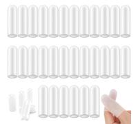 Bangbobi 30 pièces Protège-Doigts Silicone, 1,6x4cm, Gel Bout Doigts | Protection en cas de blessures, gel souple pour confort, idéal cuisine jardin sport, imperméable et réutilisable