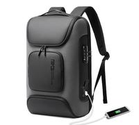 BANGE Bagages à Main Unisexe-Adulte, gris, Three Pockets