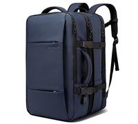 BANGE Sac à dos de voyage convertible durable pour ordinateur portable de 17,3" pour homme et femme (bleu 35M)