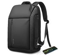 BANGE Sac à dos de voyage pour ordinateur portable de 15,6 pouces - Sac à dos imperméable pour ordinateur portable de 15,6" pour homme et femme, noir, Large, Ordinateur portable