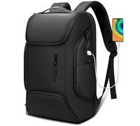 BANGE Sac à dos judicieux pour ordinateur portable de 15,6", sac professionnel pour homme et femme, noir, Large