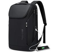 BANGE Sac à dos professionnel intelligent étanche pour ordinateur portable de 15,6" avec port de charge USB, sac à dos de voyage durable