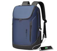 BANGE Sac à dos professionnel intelligent étanche pour ordinateur portable de 15,6" avec port de charge USB, sac à dos de voyage durable