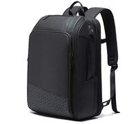 BANGE Travel Sac à dos, Weekender continue sur sac à dos, sac à dos d'ordinateur portable pour hommes imperméables pour 15,6 pouces (Noir-M) (Noir-M(35l))