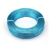 BANGHA Fil de Fer Fleuriste,Tige Fleur Artificielle 0,6/1,5 / 4mm Constatations de Bijoux en Aluminium for la Fabrication de Bijoux DIY Collier de Bracelet(DeepSkyBlue,0.6mm 280m)
