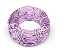 BANGHA Fil de Fer Fleuriste,Tige Fleur Artificielle 0,6/1,5 / 4mm Constatations de Bijoux en Aluminium for la Fabrication de Bijoux DIY Collier de Bracelet(MediumOrchid,0.6mm 280m)