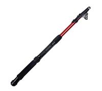 BANGHA Fishing Rod,Fishing Pole 1.8M 2.1M 2.4M 2.7M 3.0M 3.6M 4.5M pêche télescopique Portable en Verre Rod Fibre Canne à pêche mer Voyage Canne à pêche(2.4 m)