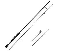 BANGHA Fishing Rod,Fishing Pole 1.8M 2.1M for Rods de Lure Poids poignée en Fibre de Carbone Lure Baitcasting Canne à Lancer la Canne à pêche(A Spinning Rod,2.1 m)