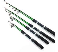 BANGHA Fishing Rod,Fishing Pole 2.1m 2,4M 2,7M 3,0M for Canne à pêche M Puissance télescopique Rocher Canne à pêche Carp Feeder Rod Surf for Rod Lure(2.4 m)