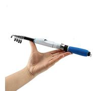 BANGHA Fishing Rod,Fishing Pole Court Canne à pêche télescopique Mini for Ultra léger Rod(White,1.5m)