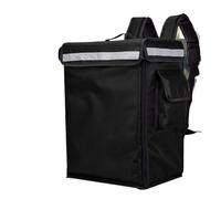 BANGHA Sac Isotherme Iivraison,Sac Livraison 4 2L / 58L Grands Sacs À Emporter Restauration Rapide Pizza Sac De Livraison Coffret Isolant Imperméable Stockage Dos Scooter(42L Black Color)