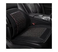 BANGHA Siège de Voiture en Perles de Bois Petit Coussin de Voiture carré en Perles Bois avec Taille par Four Seasons The Summer Depend on Singl(Crimson)