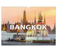 BANGKOK Capitale de la Thaïlande, Version française (Calendrier mural 2026 DIN A3 portrait), Calendrier CALVENDO mensuel