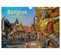 Bangkok - Royaume de Thaïlande, Version française (Calendrier mural 2026 DIN A4 portrait), Calendrier CALVENDO mensuel