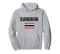 Bangkok Thaïlande Drapeau Thaï Vacances Voyage Sweat à Capuche