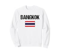 Bangkok Thaïlande Drapeau Thaï Vacances Voyage Sweatshirt