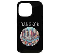 Bangkok Thaïlande paysage Art déco Coque pour iPhone 13 Pro