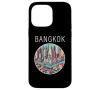 Bangkok Thaïlande paysage Art déco Coque pour iPhone 14 Pro Max