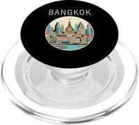 Bangkok Thaïlande paysage Art déco PopSockets PopGrip pour MagSafe
