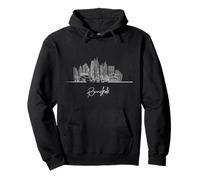 Bangkok Thaïlande Skyline Asie Souvenirs de voyage Sweat à Capuche