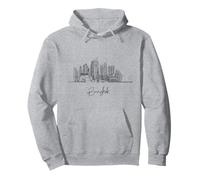 Bangkok Thaïlande Skyline Asie Souvenirs de voyage Sweat à Capuche